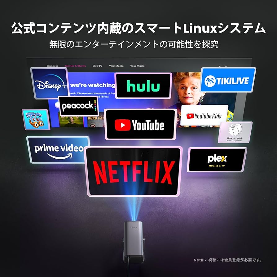 Amazon.co.jp: プロジェクター 4k【Netflixライセンス&DoIby対応